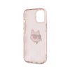 Karl Lagerfeld IML Choupette Head & Monogram - Etui iPhone 15 / 14 / 13 (różowy) (KLHCP15SHKLPCHP)