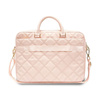 Guess Quilted 4G Computer Bag - Torba na notebooka 15" / 16" (różowy) (GUCB15ZPSQSSGP)