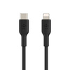 Belkin Kabel PVC USB-C/Lightning 1m, czarny (CAA003BT1MBK)