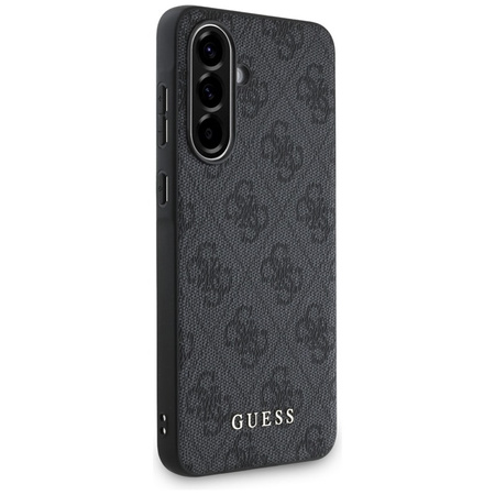 Guess 4G Metal Gold Logo - Etui do Samsung Galaxy A36 5G (czarny) (GUHCSA36G4GFGR)