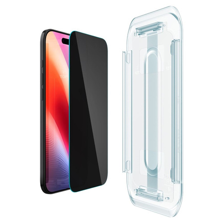 Spigen GLAS.TR EZ FIT Privacy 2-Pack - Szkło hartowane z filtrem prywatyzującym do iPhone Air (2 sztuki) (AGL09862)