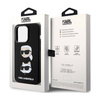 Karl Lagerfeld Silicone Karl & Choupette Heads - Etui iPhone 15 Pro (czarny) (KLHCP15LSDHKCNK)