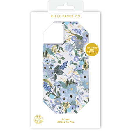 Rifle Paper Clear - Etui iPhone 14 Plus (Garden Party Blue) (RP049276)