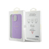 Guess Saffiano MagSafe - Etui iPhone 15 Pro Max (fioletowy) (GUHMP15XPSAHMCU)