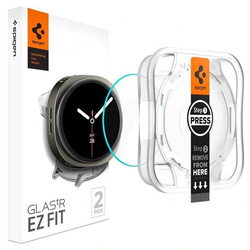 Spigen GLAS.TR EZ FIT 2-Pack - Szkło hartowane do Samsung Galaxy Watch 8 40 mm (2 szt) (AGL09874)