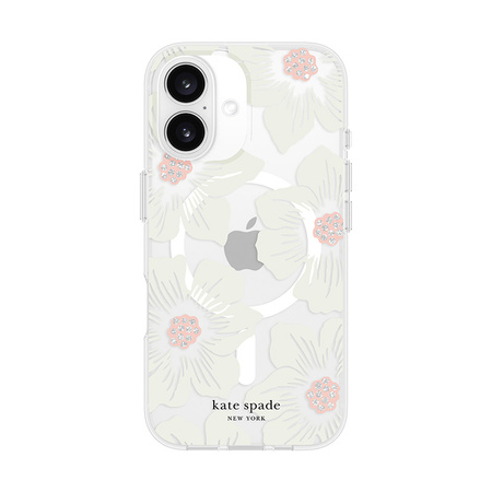 Kate Spade New York Protective MagSafe - Etui iPhone 16 (Hollyhock Floral) (KS054344)
