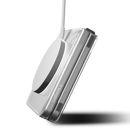 Spigen Airskin Mag MagSafe - Etui do Samsung Galaxy Z Flip 7 (Clear/White) (ACS09556)