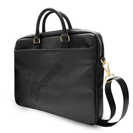 Guess Saffiano Script Computer Bag – Torba na notebooka 15” (czarny) (GUCB15PUSASBK)