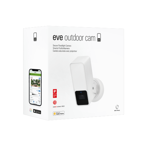 Eve Outdoor Cam - zewnętrzna kamera monitorująca z czujnikiem ruchu (white) (10ECG8101)