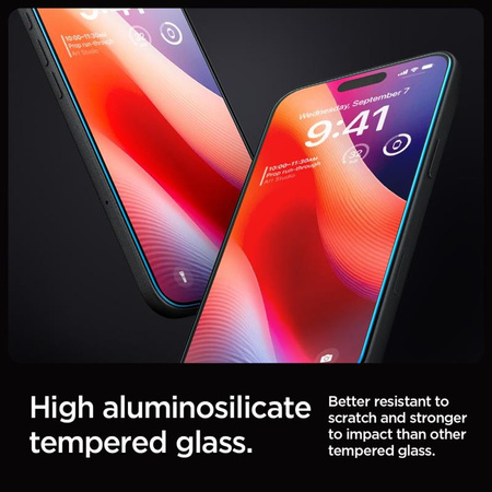 Spigen GLAS.TR EZ FIT 2-Pack - Szkło hartowane do iPhone 16 Pro Max 2 szt (AGL07907)