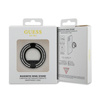Guess MagSafe Ring Stand Rhinestone - Magnetyczny uchwyt na palec do telefonu z funkcją standu (Czarny) (GUMRSALDGK)