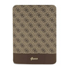 Guess 4G Stripe Allover - Etui iPad 10.9" (2022) (Brązowy) (GUFC11PS4SGW)