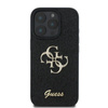 Guess Fixed Glitter Big 4G - Etui iPhone 16 Pro Max (czarny) (GUHCP16XHG4SGK)