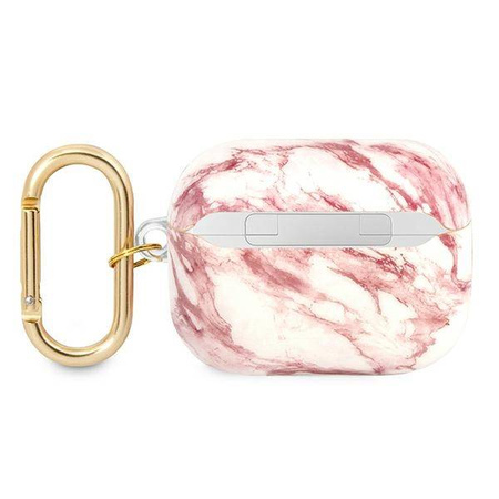 Guess Marble Strap - Etui Airpods Pro (Pink) (GUAPHCHMAP)