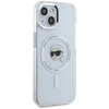 Karl Lagerfeld IML Metal Karl Head MagSafe - Etui do iPhone 15 (biały) (KLHMP15SHLSKIH)