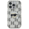 Karl Lagerfeld IML Karl Head Electroplated - Etui  iPhone 16 Pro (przezroczysty) (KLHCP16LHKLPKHT)