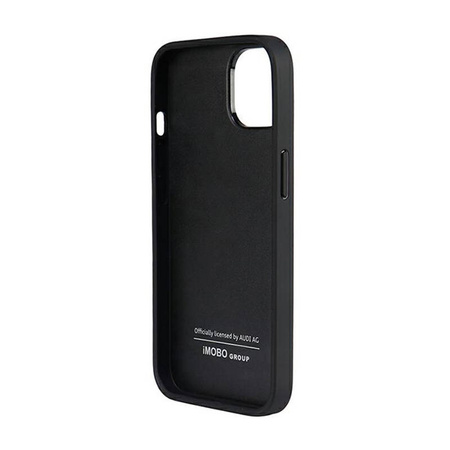 Audi Genuine Leather - Etui iPhone 14 (Czarny) (AU-TPUPCIP14-Q8/D1-BK)