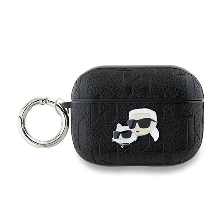 Karl Lagerfeld Monogram Karl & Choupette Head - Etui AirPods Pro 2 (czarny) (KLAP2PGKCPK)
