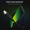 Green Cell Ray - Kabel Przewód USB - Lightning 200cm z białym podświetleniem LED, szybkie ładowanie Apple 2.4A (KABGC12)