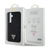 Guess Rhinestone Triangle - Etui Samsung Galaxy S24+ (czarny) (GUHCS24MHDGPPK)