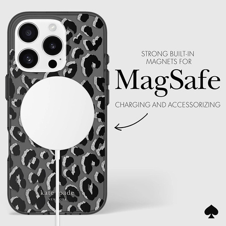 Kate Spade New York Protective MagSafe - Etui iPhone 16 Pro (City Leopard) (KS055048)