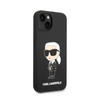 Karl Lagerfeld Silicone NFT Ikonik - Etui iPhone 14 Plus (czarny) (KLHCP14MSNIKBCK)