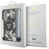 Guess Palm Trees Triangle Pearl Strap MagSafe - Etui do iPhone 16 (czarny) (GUHMP16SHPCTPLSK)