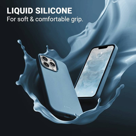 Crong Color Cover - Etui iPhone 13 Pro Max (błękitny) (CRG-COLR-IP1367-LBLU)