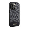 Guess GCube Stripes MagSafe - Etui iPhone 14 Pro Max (Czarny) (GUHMP14XHGCFSEK)