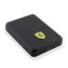 Ferrari Metal Logo MagSafe - Power Bank indukcyjny 5000 mAh 15W MagSafe (Czarny) (FEPB5MNCAK)