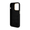 Guess Silicone Script Metal Logo & Frame - Etui iPhone 15 Pro Max (czarny) (GUHCP15XSMBSLK)