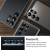 Spigen Optik Pro GLAS.TR EZ Fit Camera Protector 2-Pack - Szkło ochronne na obiektyw do Samsung Galaxy S24 Ultra (2 szt) (Czarny) (AGL07425)