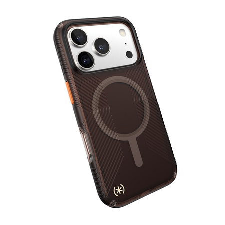 Speck Presidio Lux Grip MagSafe - Etui iPhone 17 Pro (Luxury Shade Matte / Orange) (151004-3262)