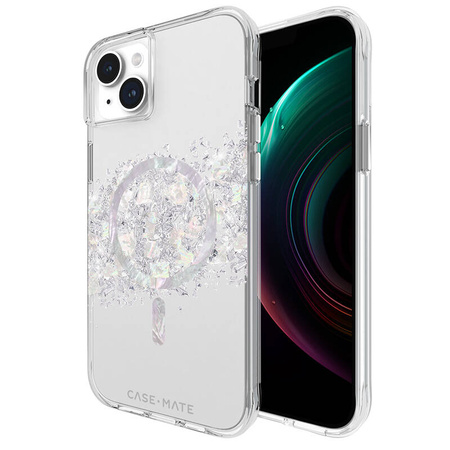 Case-Mate Karat MagSafe - Etui iPhone 15 Plus zdobione masą perłową (A Touch of Pearl) (CM051572)