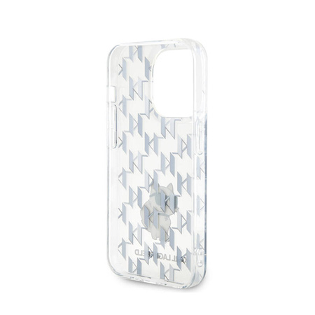 Karl Lagerfeld Monogram Choupette - Etui iPhone 15 Pro Max (przezroczysty) (KLHCP15XHNCMKLT)