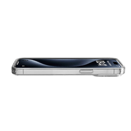 Cellularline Clear Strong - Etui iPhone 15 Pro Max z ochroną antybakteryjną (przezroczysty) (CLEARDUOIPH15PRMT)