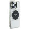 Guess IML Metal Colored Circle Classic Logo MagSafe - Etui do iPhone 16 Pro Max (czarny) (GUHMP16XHTDRCEDK)