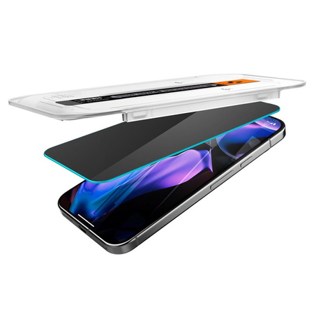 Spigen GLAS.TR EZ FIT Privacy 2-Pack - Szkło hartowane z filtrem prywatyzującym do Google Pixel 9 Pro XL 2 szt (AGL09313)