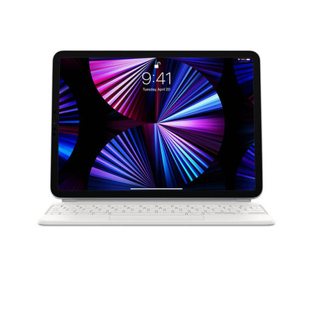 Apple Klawiatura Magic Keyboard do iPada Air 11" M2, iPada Pro 11" i iPada Air 10,9"– angielski (międzynarodowy) – biały (MJQJ3Z/A)