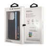 BMW Tricolor Stripe - Etui iPhone 14 Pro (Czarny) (BMHCP14L22HVGV)
