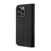 Karl Lagerfeld Booktype Saffiano Monogram - Etui iPhone 14 Pro (Czarny) (KLBKP14LSAKLHPK)