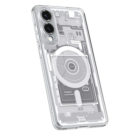 Spigen Ultra Hybrid Mag MagSafe - Etui do Samsung Galaxy S25 Edge (Zero One White) (ACS09417)