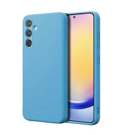 Crong Color Cover - Etui Samsung Galaxy A25 5G (błękitny) (CRGCOLRSGA25LBLU)