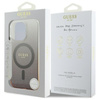 Guess IML Glitter Gradient MagSafe - Etui iPhone 16 Pro (brązowy) (GUHMP16LHGRCELW)