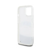 DKNY Liquid Glitter Big Logo - Etui iPhone 15 / 14 / 13 (biały) (DKHCP15SLBNAET)