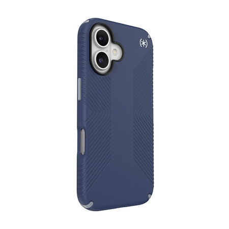 Speck Presidio2 Grip - Etui iPhone 16 (Coastal Blue / Dust Grey / White) (150779-3206)
