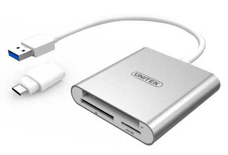 Unitek czytnik kart All-in-One USB Typ-C (Y-9313D)