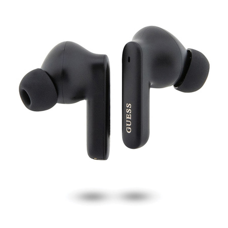 Guess True Wireless Classic EST BT5.3 - Słuchawki TWS + etui ładujące (czarny) (GUTWST50EK)