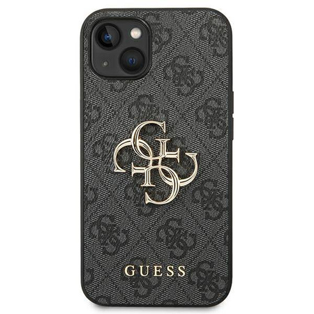 Guess 4G Big Metal Logo - Etui iPhone 14 (szary) (GUHCP14S4GMGGR)