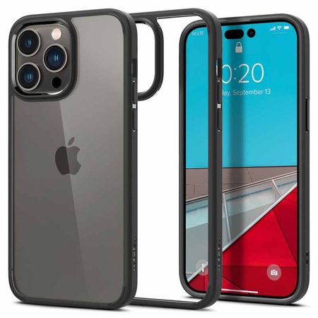 Spigen Ultra Hybrid -  Etui do iPhone 14 Pro (Czarny) (ACS04961)
